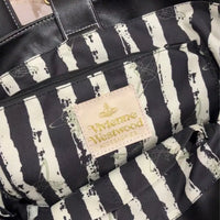 VW Accord Black Vegan Leather Buckled Bag