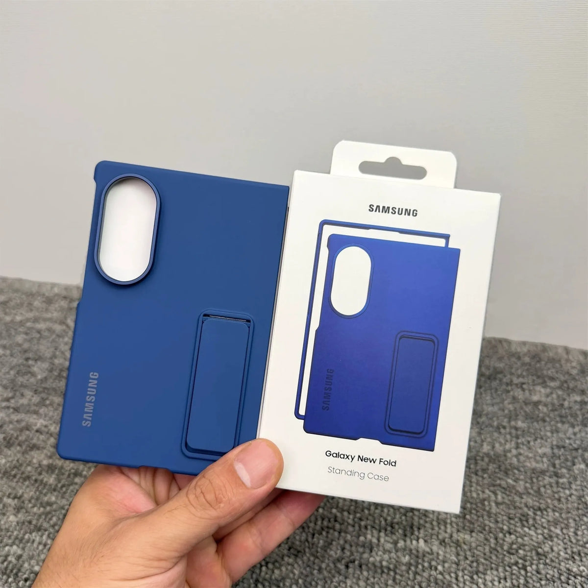 Samsung Silicone Standing Grip Protective Case (For Z Fold)