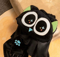 Midnight Owl Spirit Hooded Blanket Cloak