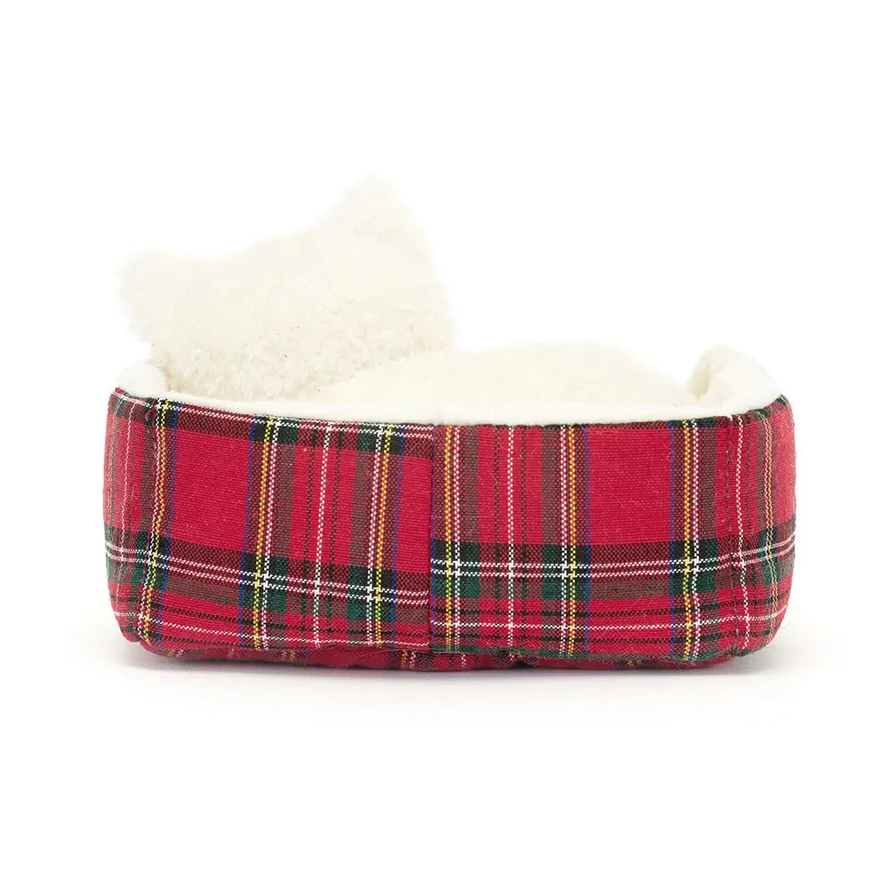 JC West Highland Pup Basket Companion
