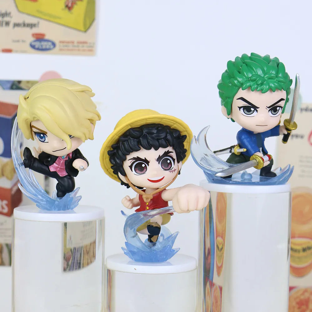One Piece Ocean Splash Mini Figures (Set of 6)