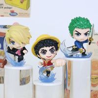 One Piece Ocean Splash Mini Figures (Set of 6)