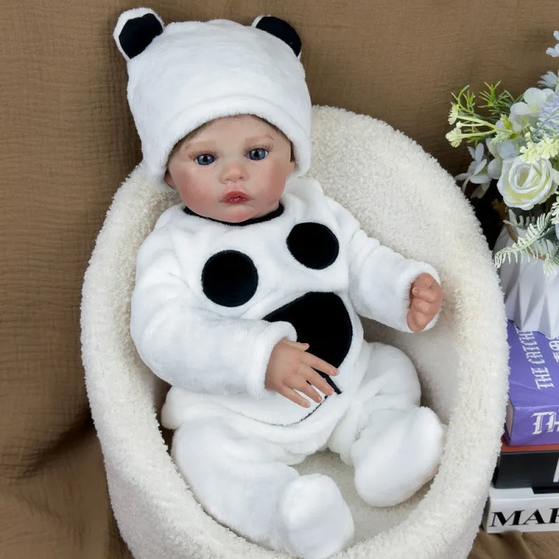 Artisan Panda Fleece Reborn Sensory Baby Doll