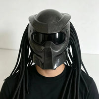 Carbon Weave Yautja Biomask Street Helmet