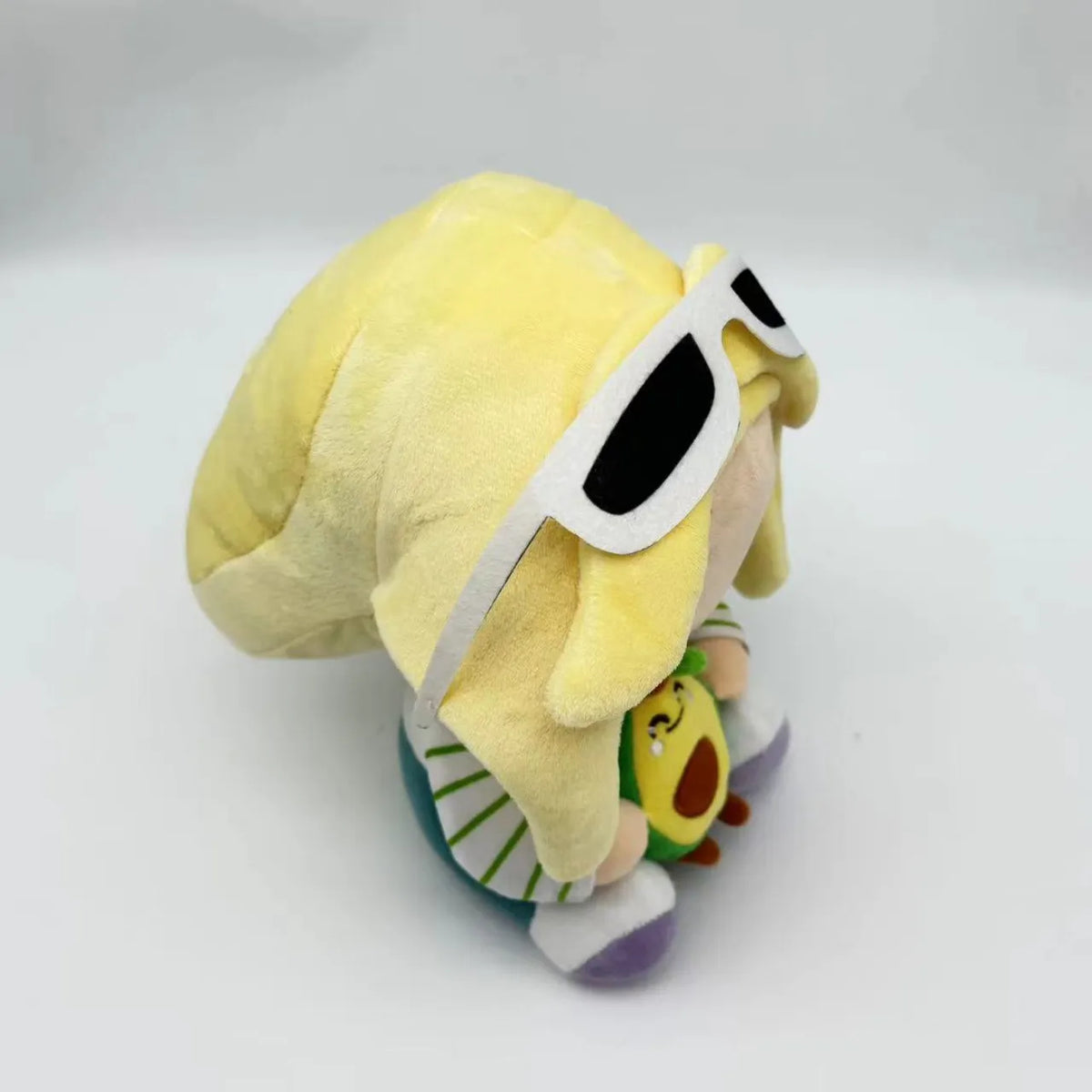 Blonde Trapper Hat Gamer Girl Avocado Plush Toy (24 cm)