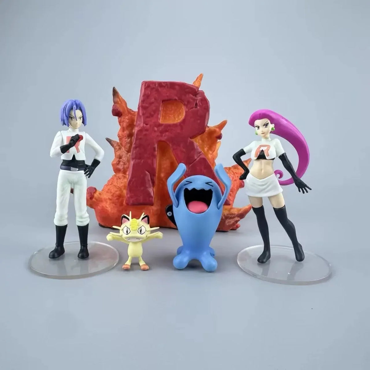 Pokemon Team Rocket Anime Figure Set