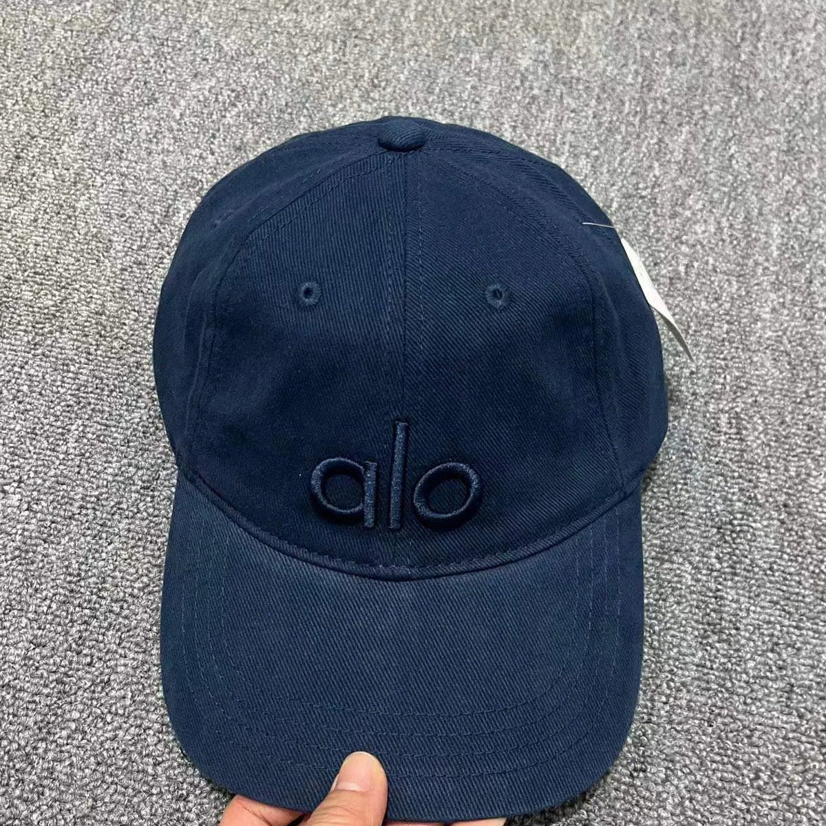 Alo Off Duty Embroidered Cotton Dad Cap