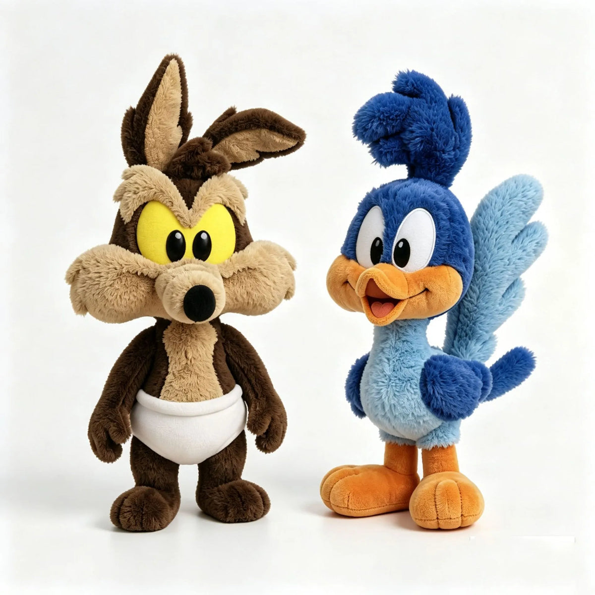 Baby Coyote & Road Runner Plushies