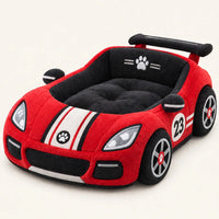Rosso Corsa Grand Prix Sports Car Pet Lounger
