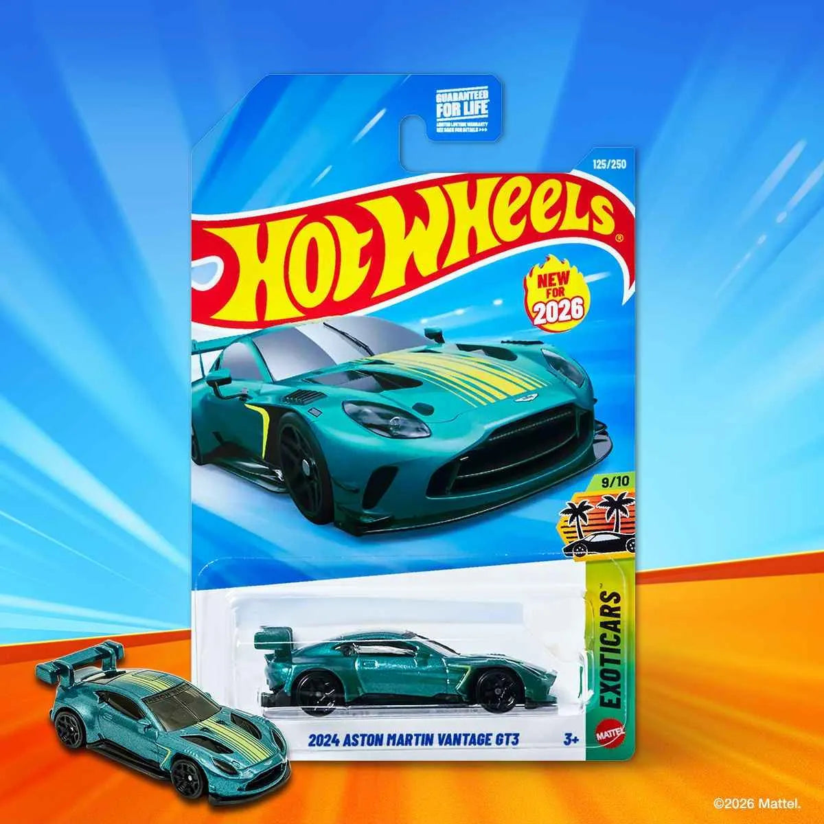 Hot Wheels 2024 Aston Martin Vantage GT3 Car