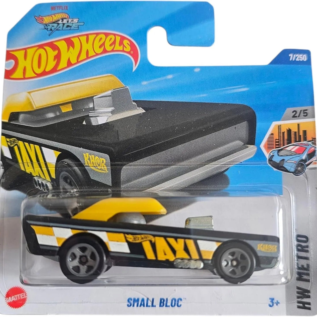 Hot Wheels HW Metro Small Bloc Custom Taxi Vehicle