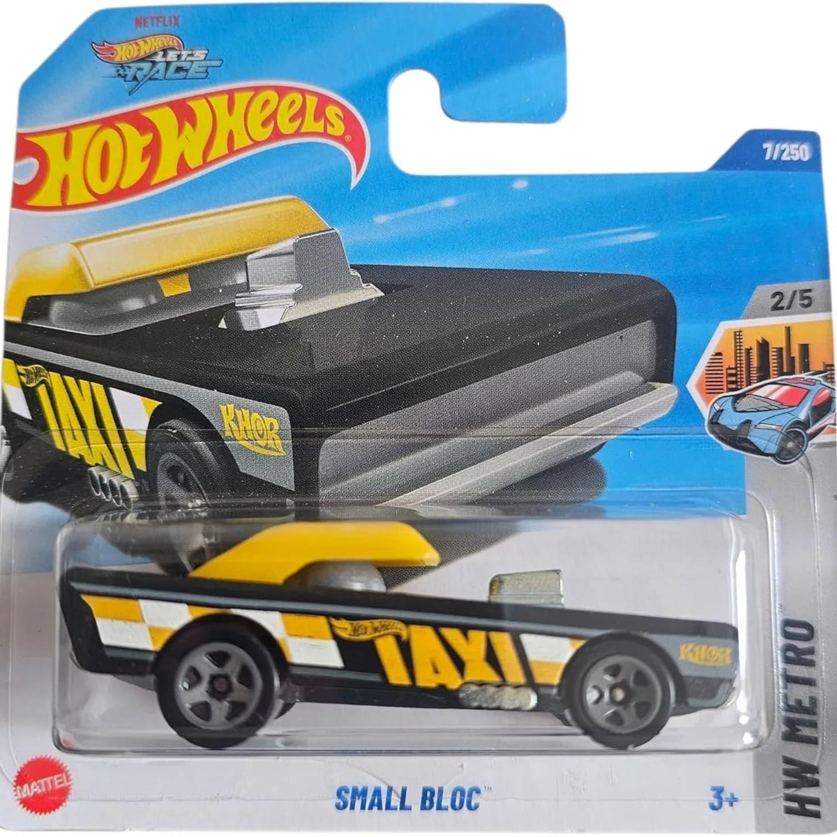 Hot Wheels HW Metro Small Bloc Custom Taxi Vehicle