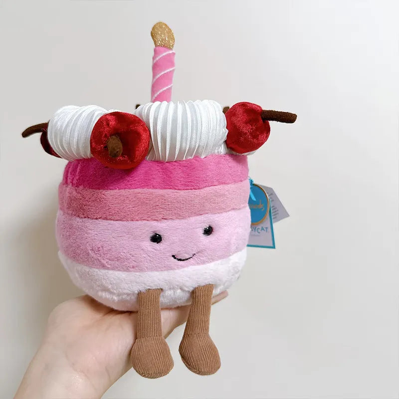 JC Amuseables Harrods Cheryl Cherry Cake Plush