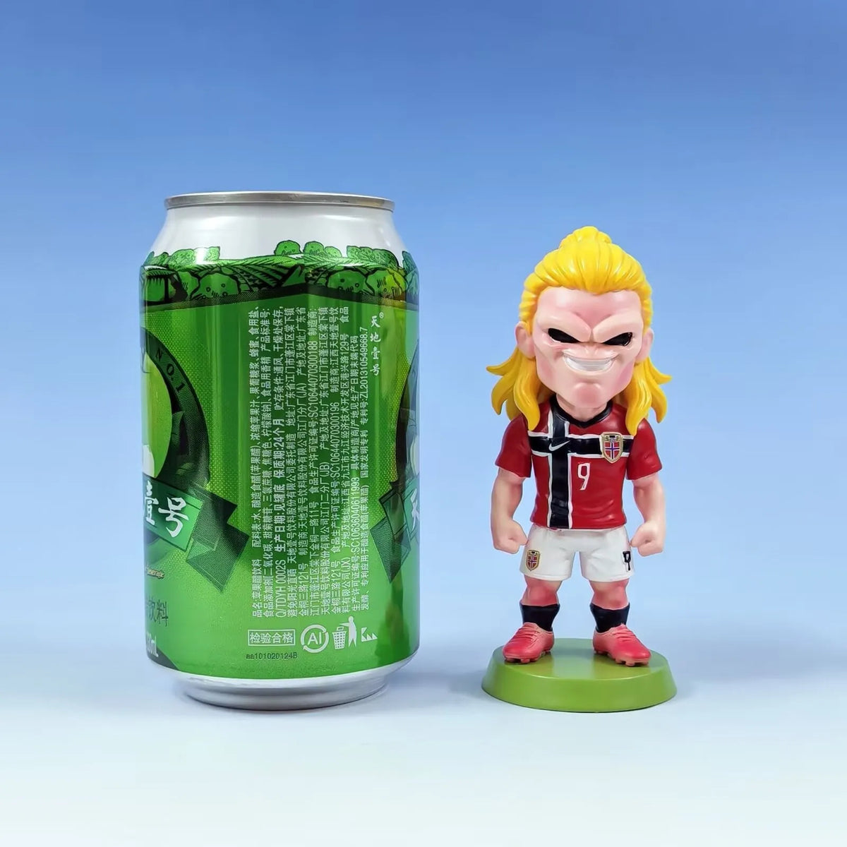 Erling Haaland Anime Fusion Striker Mini Figure