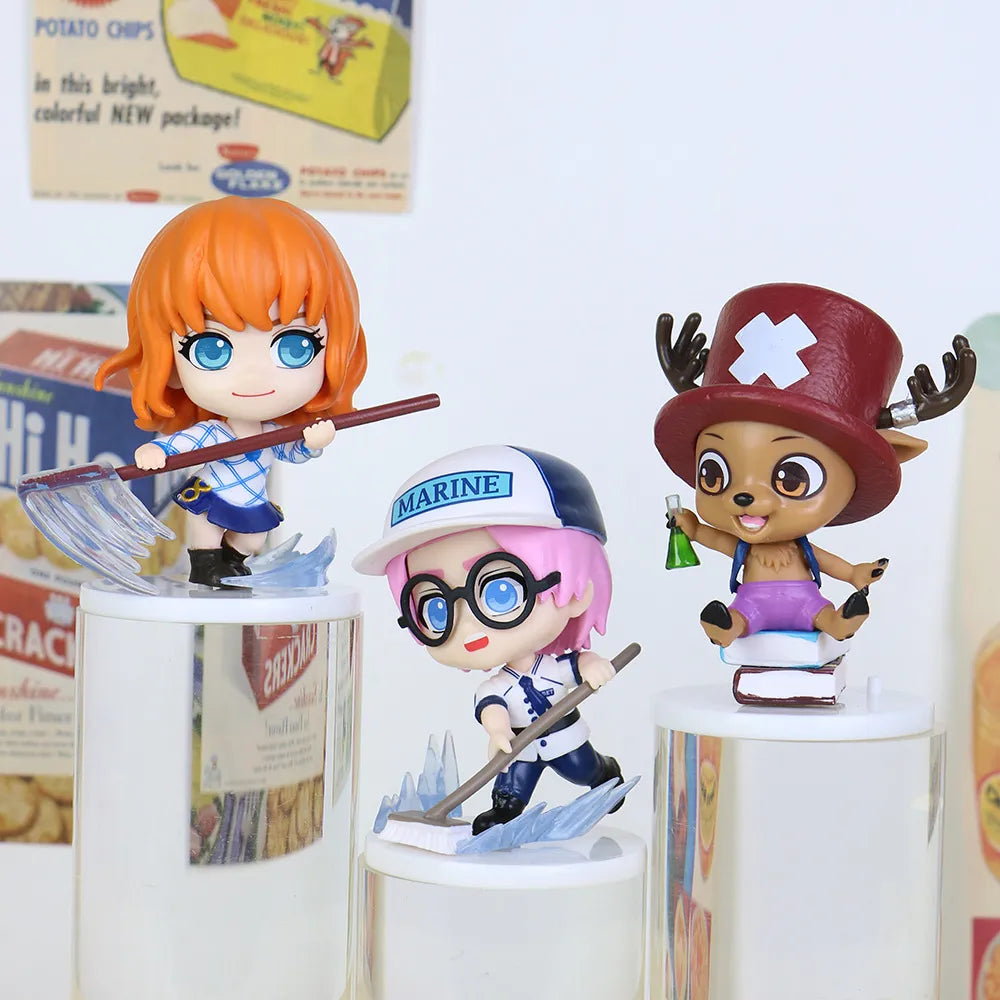 One Piece Ocean Splash Mini Figures (Set of 6)