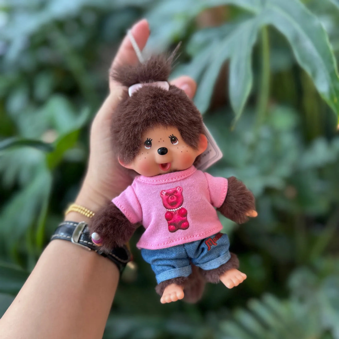 Monchhichi Harajuku Streetwear Plush Keychain