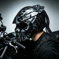 Yautja Berserker Dreadlock Motorcycle Helmet