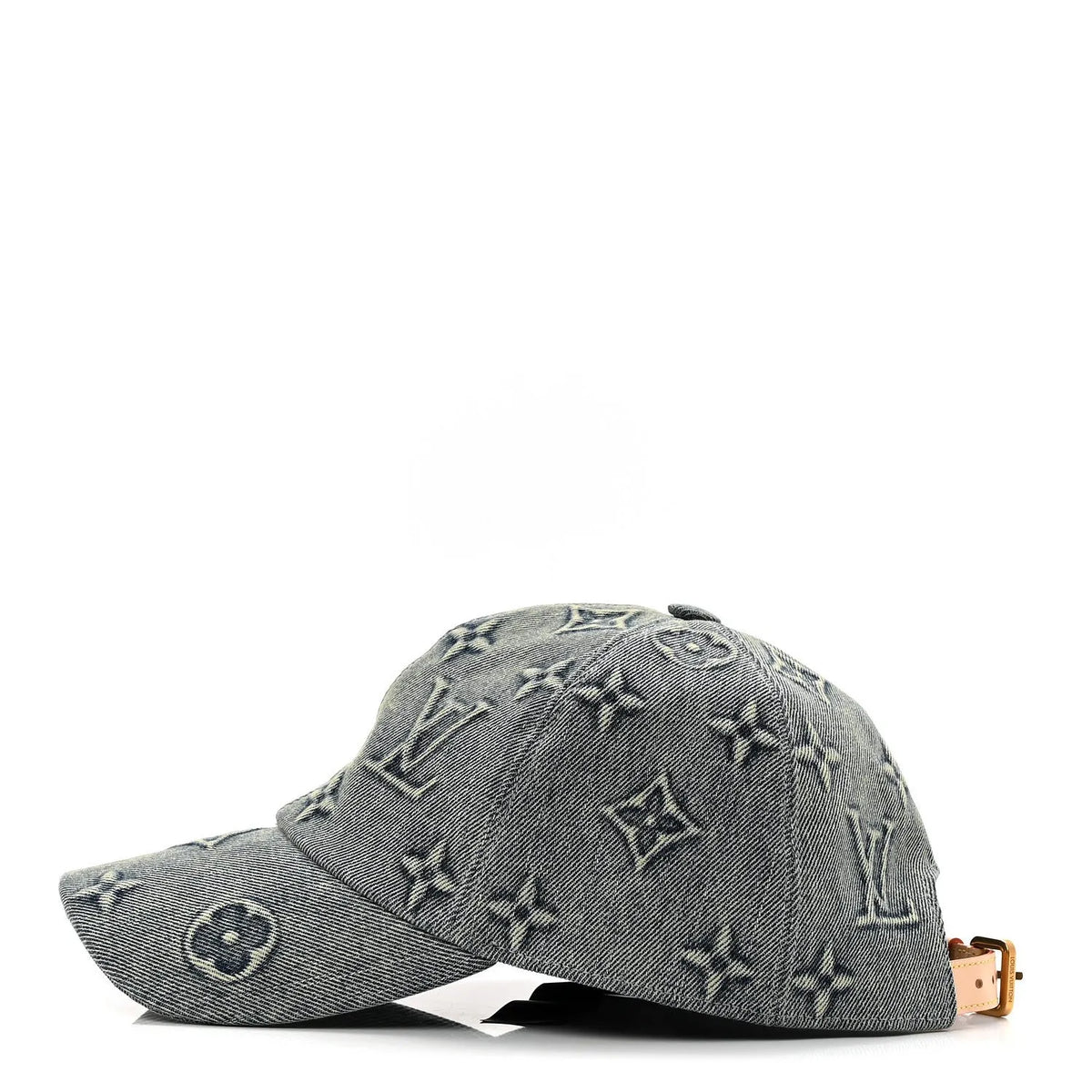Monogram Luxe Washed Denim Heritage Baseball Cap
