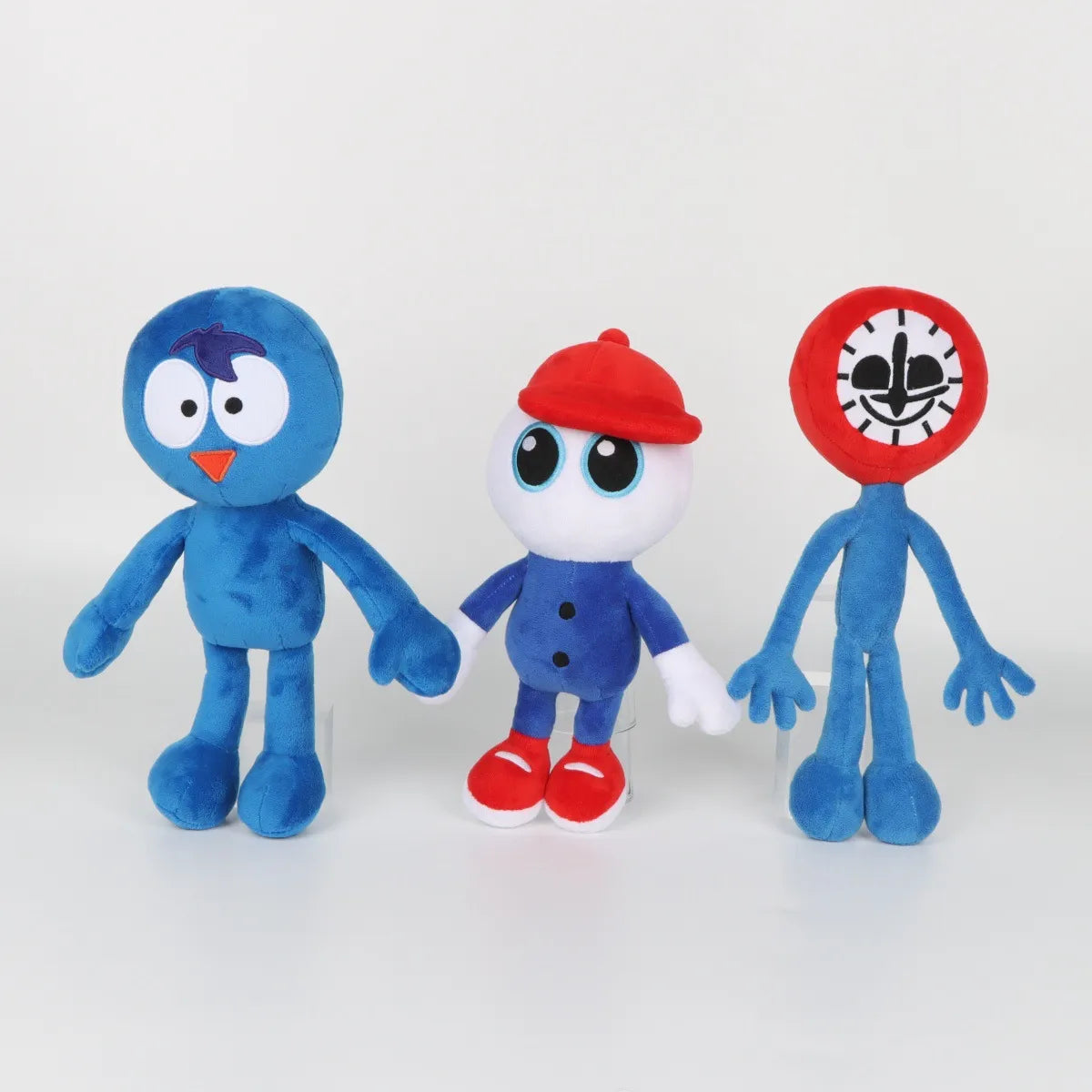 Retro Educational Mascot Trio Indie Soft Toys