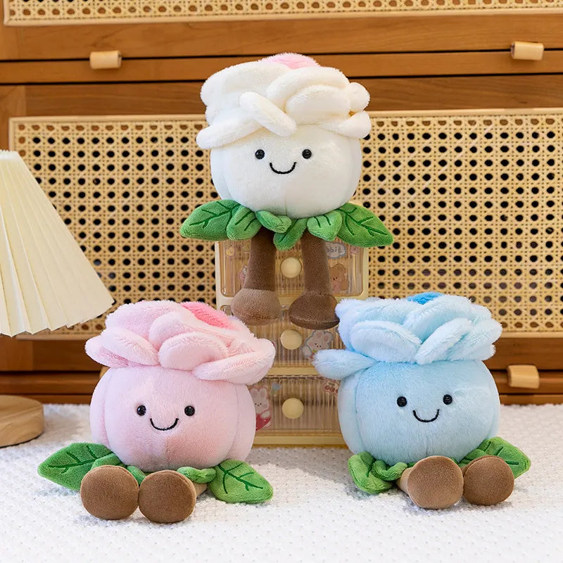 JC Botanical Bloom Sitting Rose Plush (22 cm)