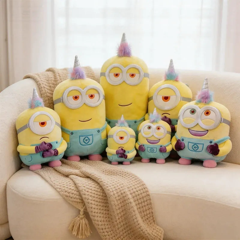 Minions Rainbow Unicorn Velvet Plush