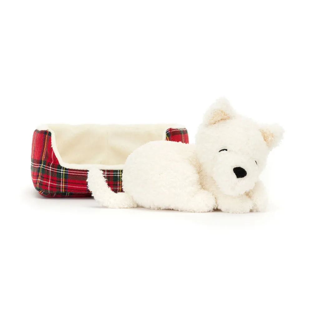 JC West Highland Pup Basket Companion