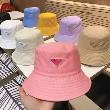 PR Luxe Triangle Plaque Nylon Bucket Hat