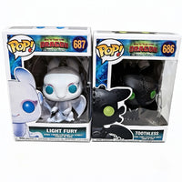 Pop! HTTYD Night Fury & Light Fury Figures