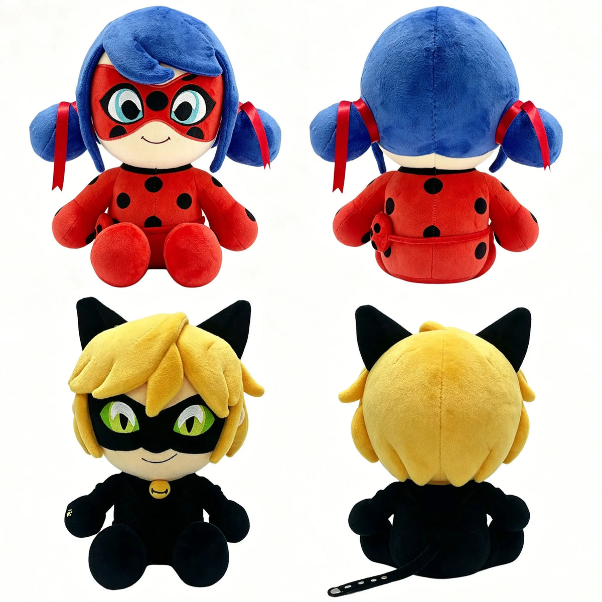 Miraculous Ladybug and Cat Noir Plush Toy (24 cm)
