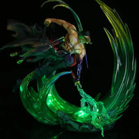 One Piece Roronoa Zoro KoH LED Statue (36 cm)