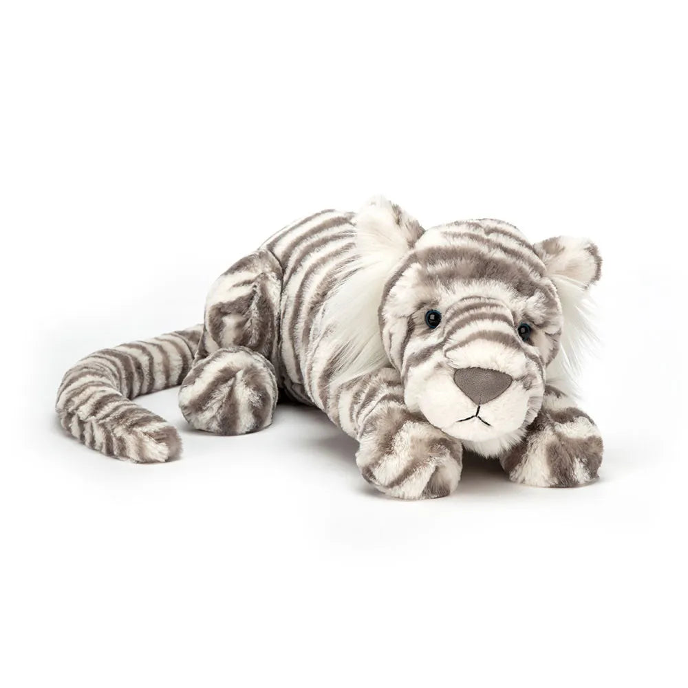 JC Sacha Snow Tiger Wildlife Plush
