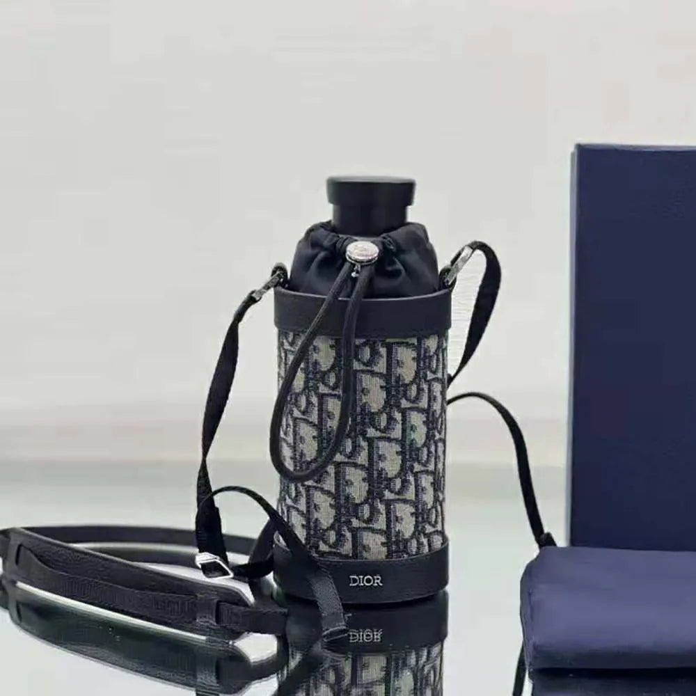 D-Luxe Oblique Aqua Insulated Bottle