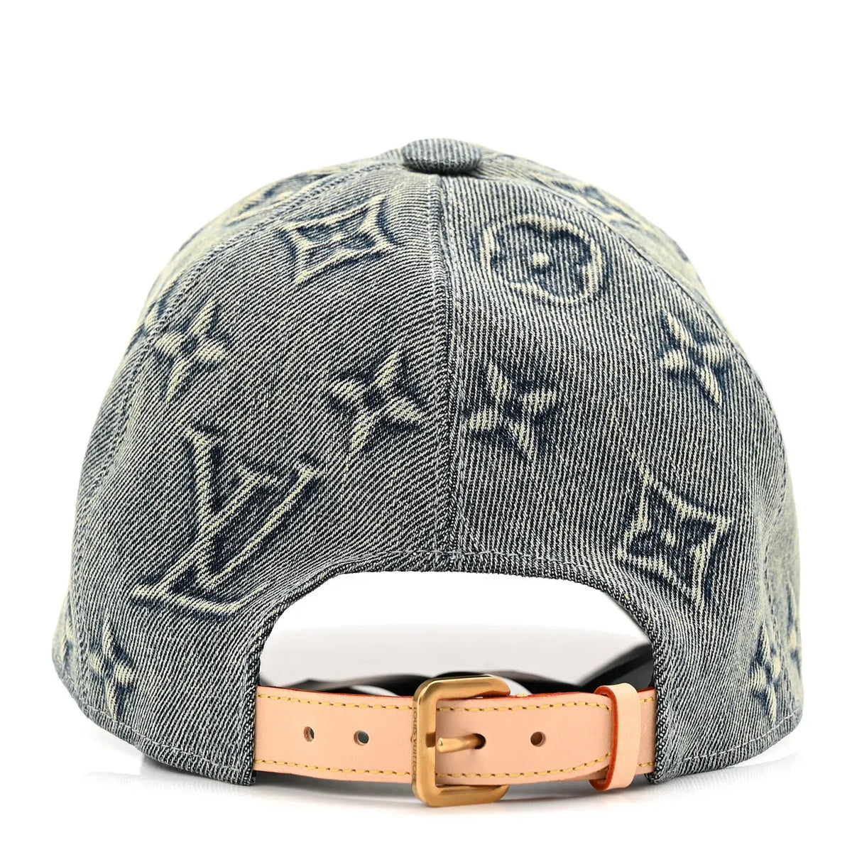 Monogram Luxe Washed Denim Heritage Baseball Cap
