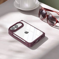 Shield Clear Flat Back Shockproof Case (For iPhone Duo)