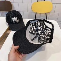 D-Luxe Oblique Embroidered Baseball Cap