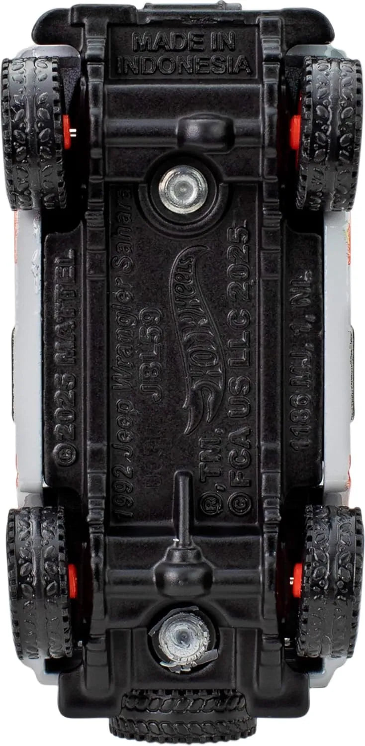 Hot Wheels Jurassic Park '92 Jeep Wrangler Vehicle