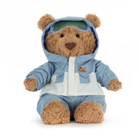 JC Bartholomew Bear Skiing Outfit Plush (28 cm)