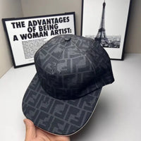 Funday Luxe Leather Trim Baseball Cap