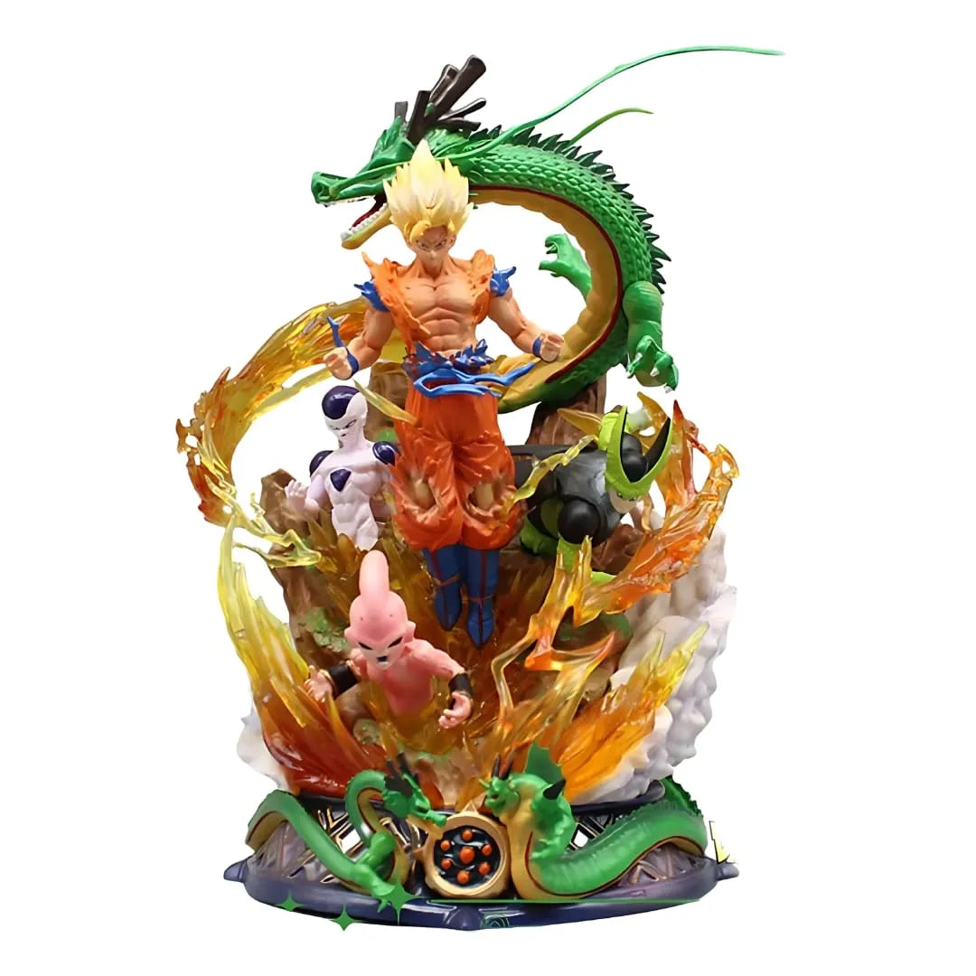 DBZ Goku Shenron Villains Climax Battle Statue (24 cm)