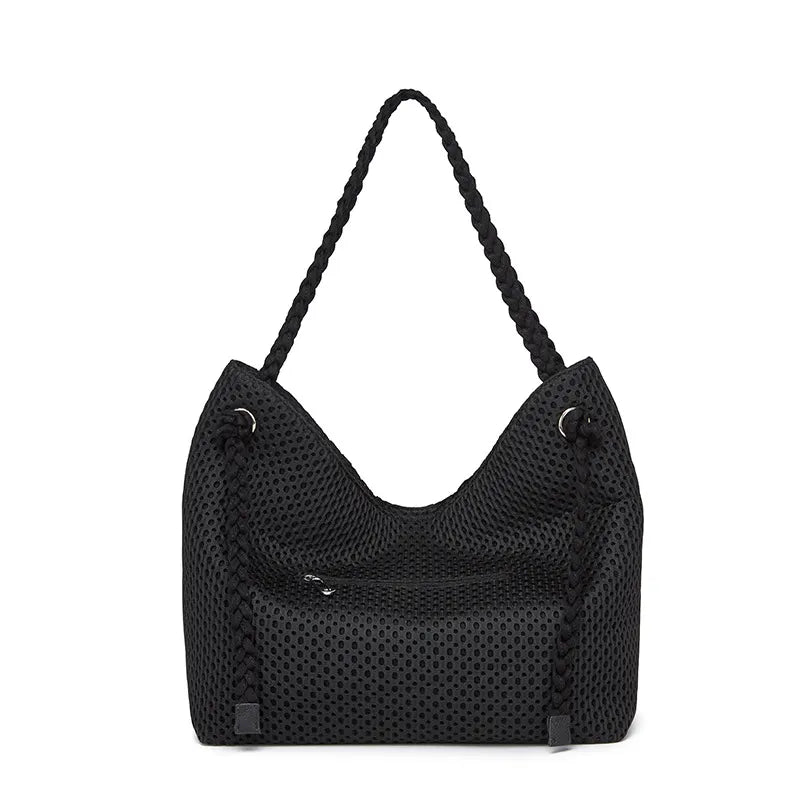 Urban Punk Breathable Mesh Slouchy Hobo Bag