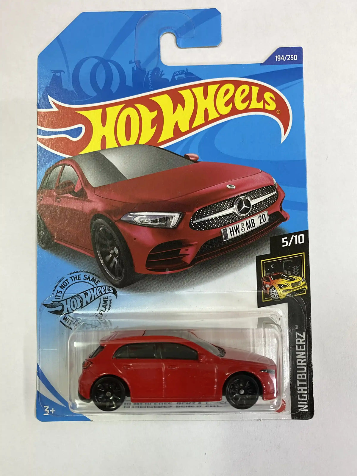 Hot Wheels '19 Mercedes Benz A-Class Turbo Vehicle