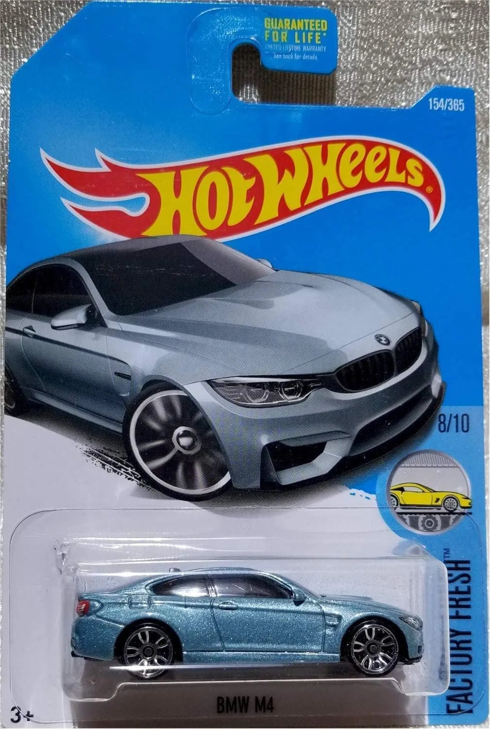 Hot Wheels Factory Fresh BMW M4 Yas Marina Blue Coupe