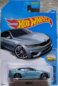Hot Wheels Factory Fresh BMW M4 Yas Marina Blue Coupe