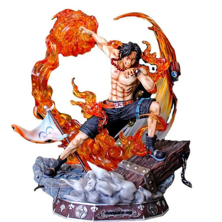 One Piece Portgas D. Ace Flame Emperor Statue (42 cm)