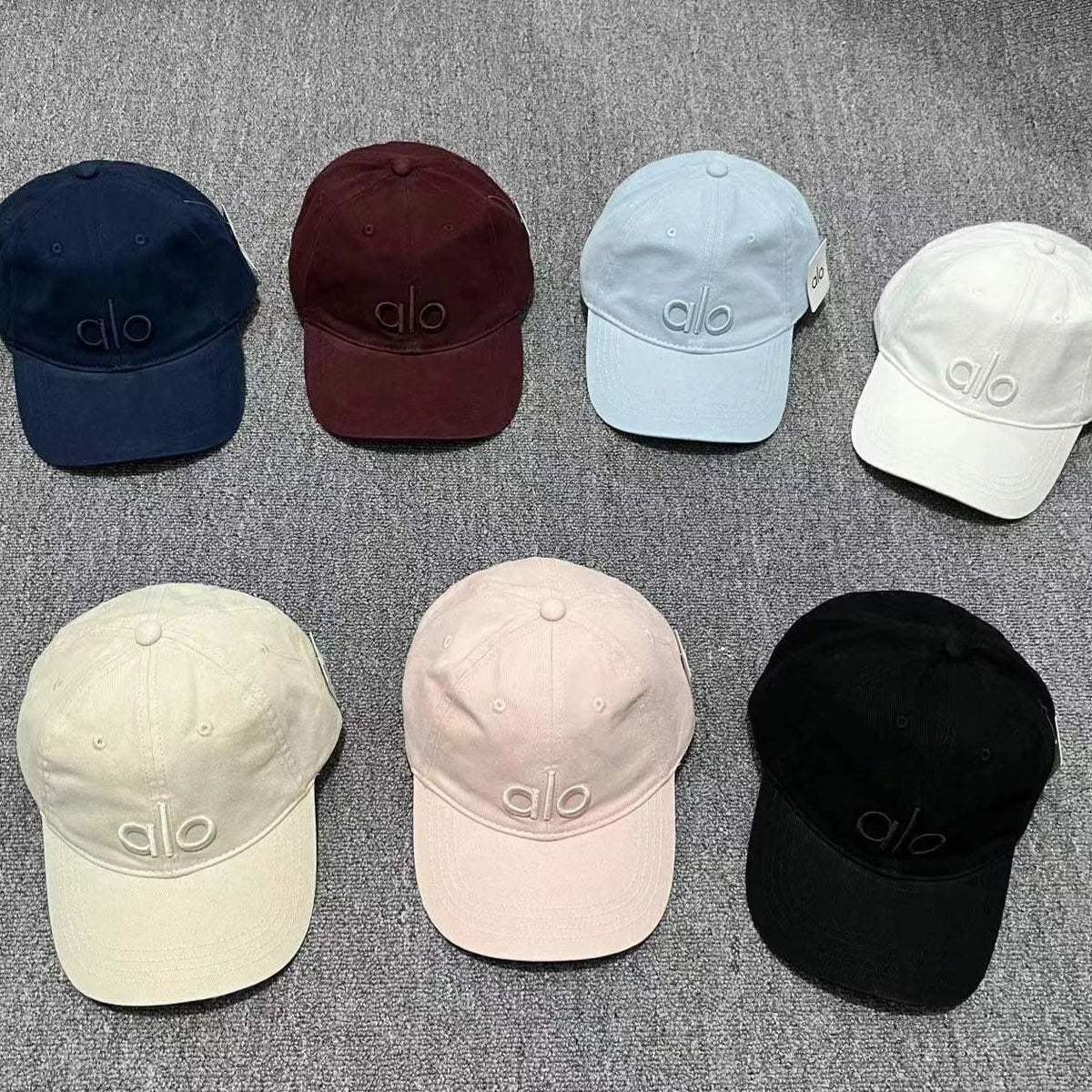 Alo Off Duty Embroidered Cotton Dad Cap