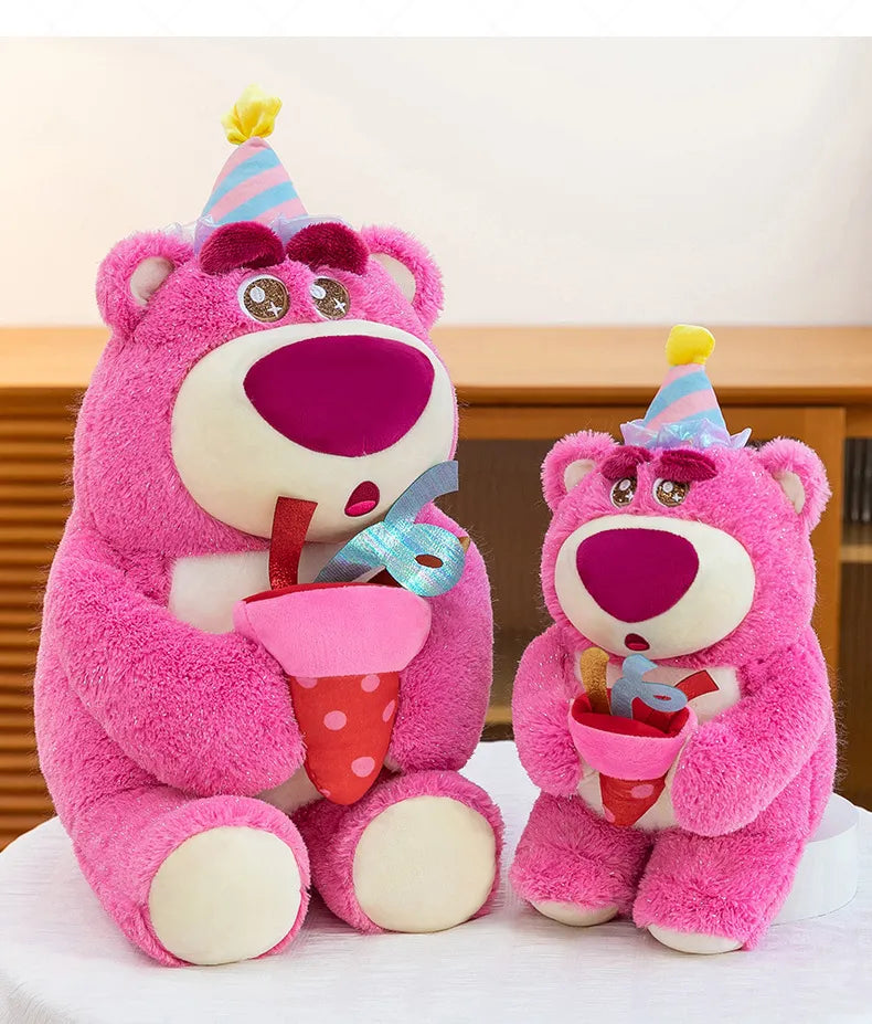 DZNY Strawberry Party Bear Anniversary Plush