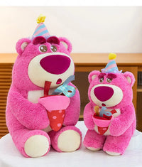 DZNY Strawberry Party Bear Anniversary Plush