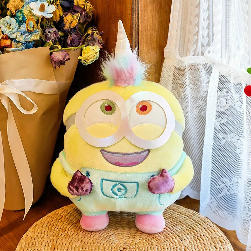 Minions Rainbow Unicorn Velvet Plush
