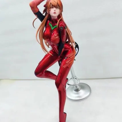 Evangelion Asuka Langley Plugsuit Stool Statue (42 cm)