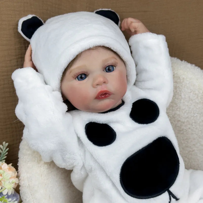 Artisan Panda Fleece Reborn Sensory Baby Doll